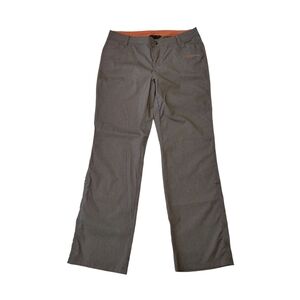 Women's Gray Hiking Roll Up Straight Leg Pants
